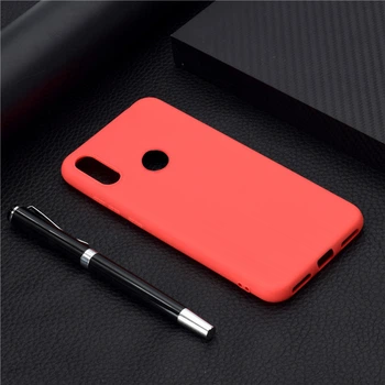 Чехол Soft Touch для Honor 8A Prime (2020) силикон бампер красный