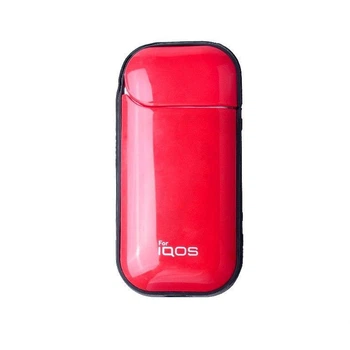 Чехол для айкос, IQOS 2.4+ красный глянцевый,защитный