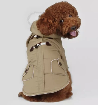Парка для собак с меховым капюшоном Dog Baby Norway S Cream