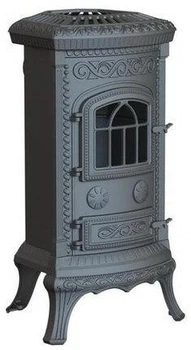Каминная топка стационарная Nordflam PLATO Black Eco (9 кВт)