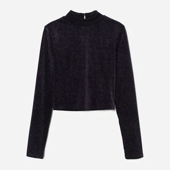 Топ женский H&M 9314442 XS Фиолетовый блестящий (AB5000000703463_KAY2000001107430)