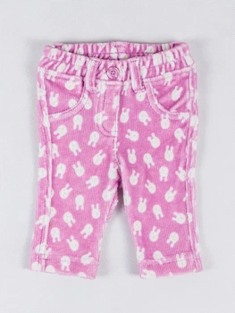 Вельветовые брюки Benetton BE150818-25 56 cm (4405756cm) Розовый