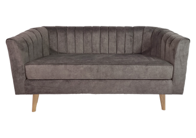 Нерозкладний диван Fabene Sonata 152х87 коричневий 38549120