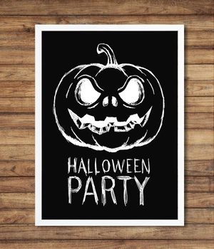 Постер Happy Moments "Halloween Party" А4 без рамки (02600)
