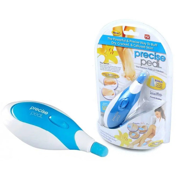 Отшелушиватель для пяток Precise Pedi роликовая пилка White Blue (kz061)