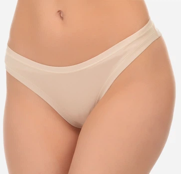 Трусики-бразилиана Jadea 502 S(2) Светло-бежевые (ROZ6205030630)