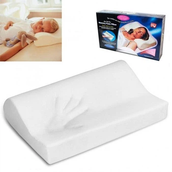 Ортопедическая подушка с эффектом памяти Memory Foam Pillow