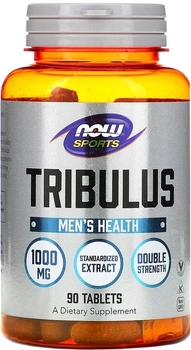 Трибулус, Tribulus, 1000 мг тестостерованный бустер Now Foods 90 таблеток (733739021717)