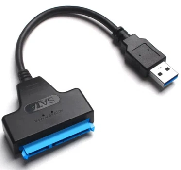 Адаптер контролер USB 3.0 -> SATA для 2.5 "HDD / SSD диска перехідник (615039762) Чорний