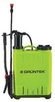 Обприскувач Gruntek для удобрений и воды 12 литров с регулировкой давления черный