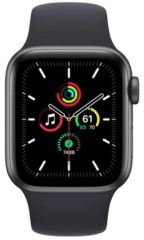 Смарт-часы Apple Watch SE GPS 40mm Space Grey Aluminium Case with Midnight Sport Band (MKQ13UL/A)