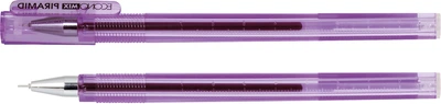 Набор гелевых ручек Economix Piramid 0.5 мм Фиолетовый 12 шт (E11913-12)