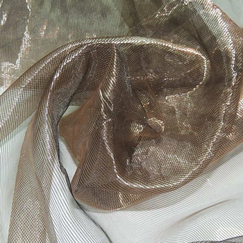 Кристалл органза гардинная хамелеон шоколад, ш.275 (30507.005)