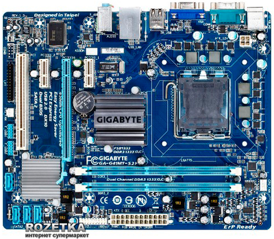 Материнская плата Gigabyte GA-G41MT-S2P (s775, G41, PCI-Ex16) Б/у