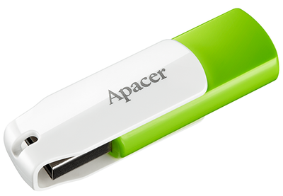 Flash Drive Apacer AH335 32GB (AP32GAH335G-1) Зелений/Білий (6360084)