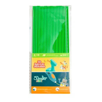 Набор стержней 3Doodler Start полимерные 24 шт зеленый (699706)