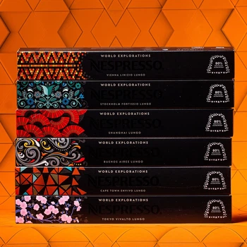 Набор кофе в капсулах Nespresso World Explorations Selection Lungo - 60 шт