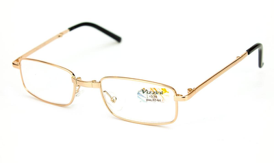Імідживі складні окуляри для зору Золотисті +3,5