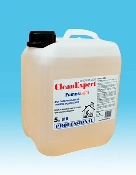 Засіб Clean Expert для прибирання після пожежі задимлення Fumes Ultra, 5 л