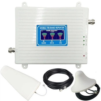 GSM DCS 3G 4G ретрансляція підсилювач зв'язку 900МГц 1800МГц WCDMA 2100 Мгц