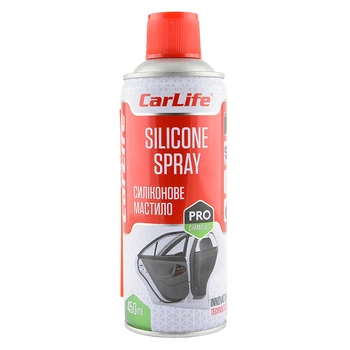 Силиконовая смазка CARLIFE SILICONE SPRAY, 450мл (CF450)