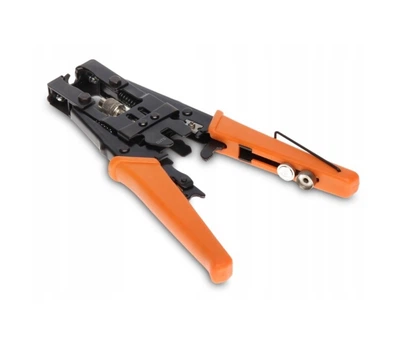 Інструмент Voltronic HT-5082R для опресовування компресійних роз'ємів серій F, BNC, RCA, IEC