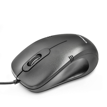 Проводная компьютерная USB мышь CROWN CMM-59 черный