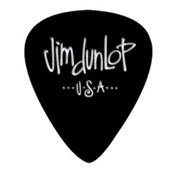 Медіатори DUNLOP 483P03XH GENUINE CELLULOID BLACK CLASSIC EXTRA HEAVY
