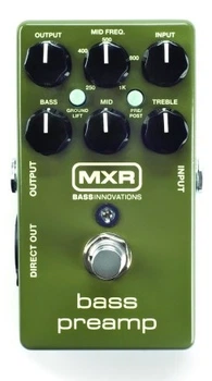 Преамп педаль для бас-гитары DUNLOP M81 MXR BASS PREAMP