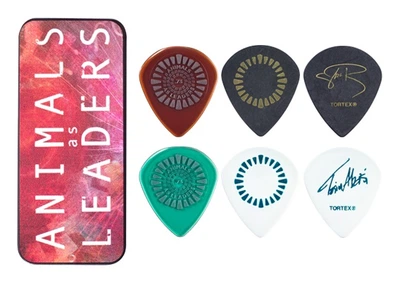 Набір медіаторів в металевій коробці DUNLOP AALPT01 ANIMALS AS LEADERS PICK TIN