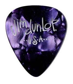 Медиаторы DUNLOP 483P13HV GENUINE CELLULOID PURPLE PEARLOID HEAVY