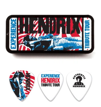 Медиаторы DUNLOP JHPT09M JIMI HENDRIX TRIBUTE TOUR PICK TIN (MEDIUM)