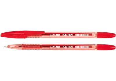 Ручка кулькова Economix ICE PEN Е10186 Червона