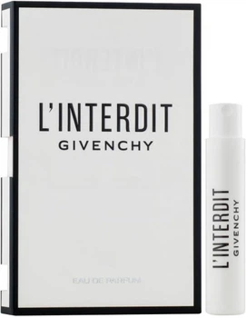 Пробник Парфюмированная вода для женщин Givenchy L'Interdit Eau De Parfum 1 мл (3274872372184)
