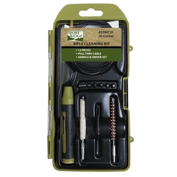 Набір для чищення нарізної зброї Tac Shield 12 Piece Rifle Cleaning Kit - .22/.30 Caliber 03967 .22/.223/.225/5.56мм