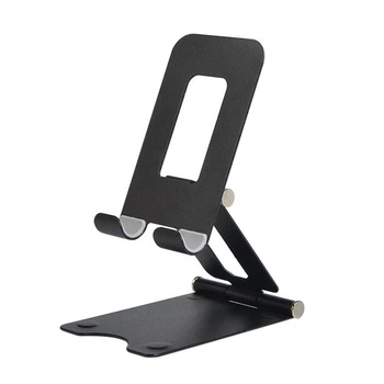Підставка настільна для смартфона і планшета Phone Holder Black Сучасний універсальний регульований тримач