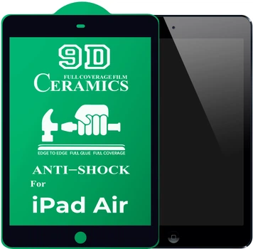 Защитная пленка Ceramics iPad Air (керамическая 9D) (22453)