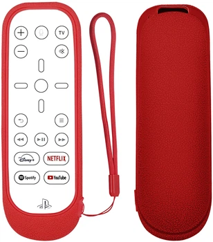 Чехол Sikai для пульта Sony PlayStation 5 Media Remote Red (23802)