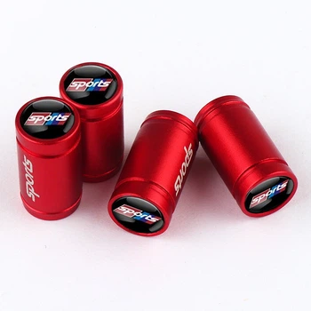 Ковпачки на ніпель для спортивних автомобілів Alitek Sports Red, 4 шт (67727)