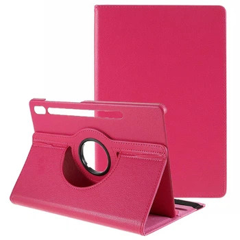 Чохол-книжка Rotating Case для Samsung Galaxy Tab S7 / S8 11.0 (Wake / Sleep) Rose