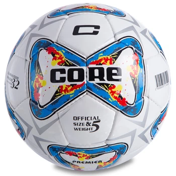 М'яч футбольний Core PREMIER CR-048 №5 Різнокольоровий