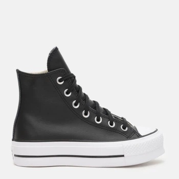 Женские кеды кожаные высокие Converse Chuck Taylor All Star Lift 561675C 39.5 (8.5) 25 см Black (888755795750)