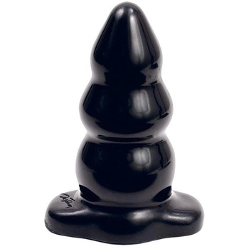 Товста анальна пробка Trip Ripp Butt Plug Large колір чорний (00497005000000000)