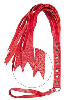 Плеть Fancy Leather Floger цвет красный (16674015000000000)