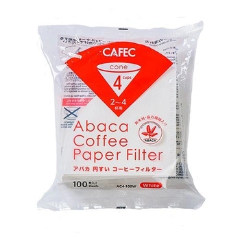 Фильтры бумажные CAFEC ABACA Filter Paper Cup4 100 шт