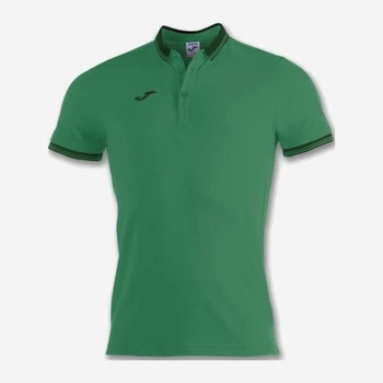 Поло длинное мужское Joma Bali II 100748.450 L Зеленое (9996999445117)
