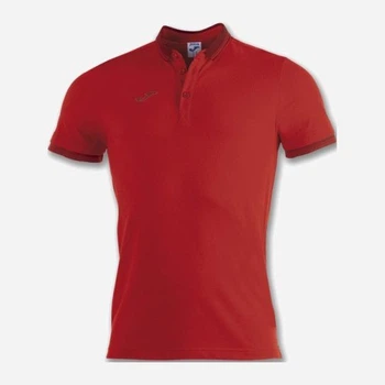 Поло длинное мужское Joma Bali II 100748.600 2XL Красное (9996999245137)
