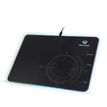 Коврик для мыши MEETION Backlit Gaming Mouse Pad MT-P010 с подсветкой 5В черный