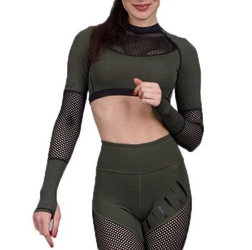 Топ с сеткой Totalfit T14 L Хаки (06399457)