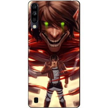Силиконовый бампер чехол Candy для ZTE A7 2020 с аниме Attack on Titan